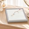 Jewelry Display Tray with Raised Frame Sturdy for Home Storage