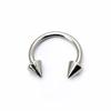 European and American Style Stainless Steel Nose Ring and Stud Earrings for Body Piercing
