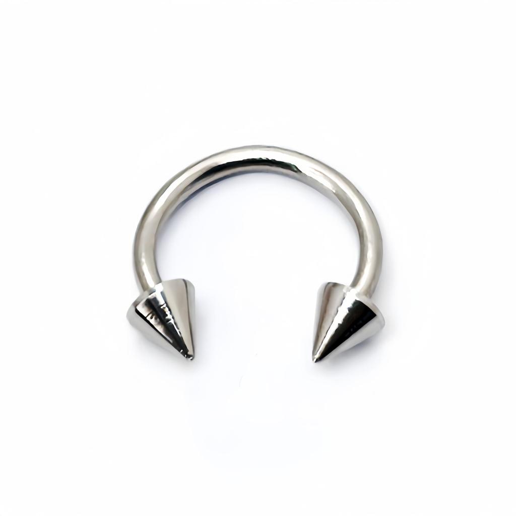 European and American Style Stainless Steel Nose Ring and Stud Earrings for Body Piercing