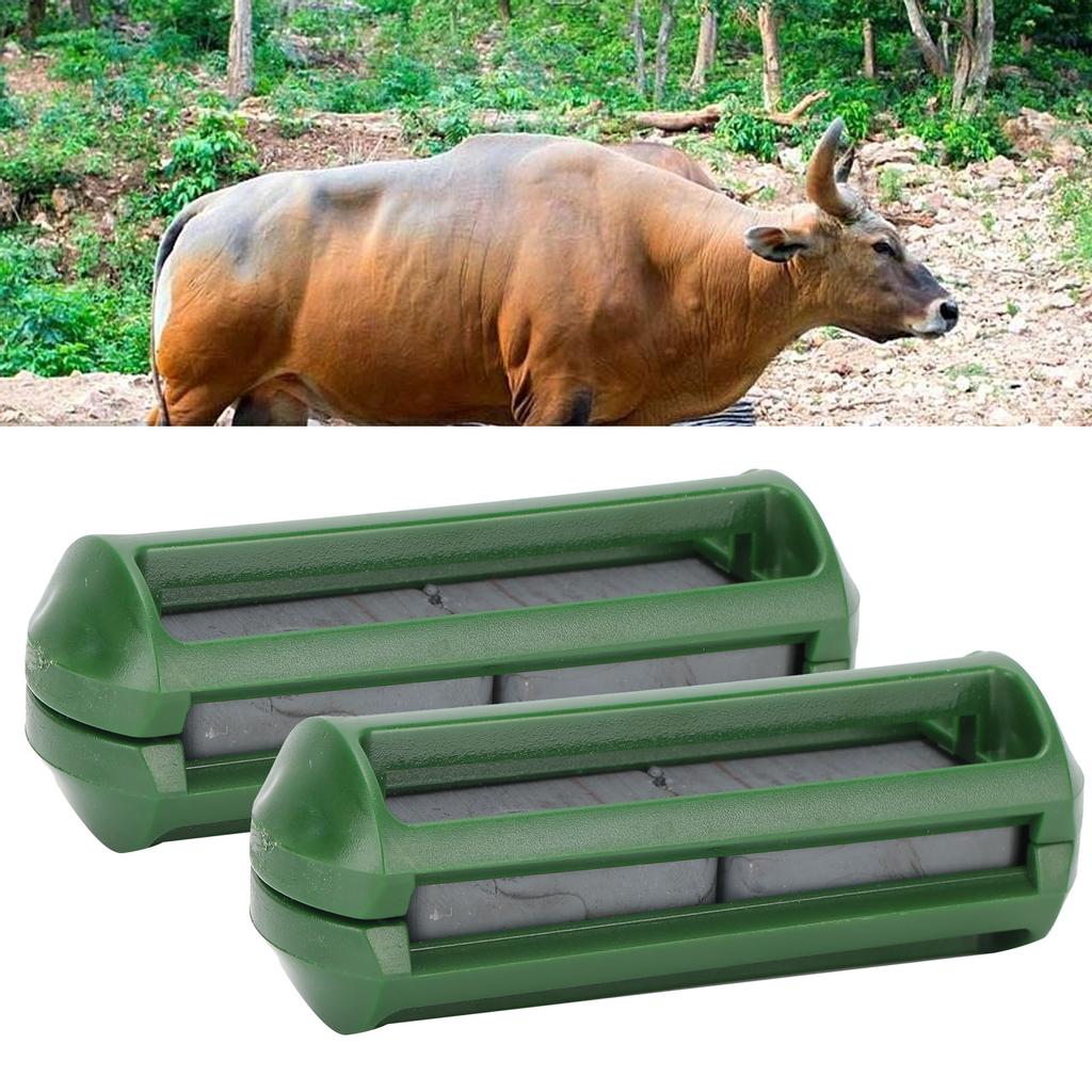 2pcs Cow Magnets Strong Plastic Shell Magnets for Trap Iron Substance in Livestock Stomach(HL Q9 )