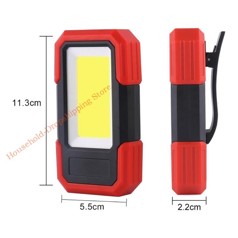 85AD LED Battery Power Portable Work Light Magnet Hanging Hook Job Site Lighting for Cars Repairing Camping