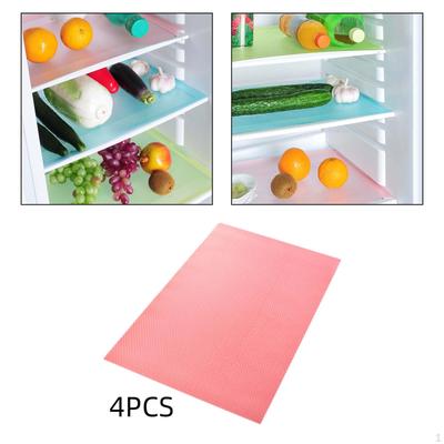 4-częściowe maty do lodówki Gadżety kuchenne Akcesoria Bez podkładek z podszewką antypoślizgową