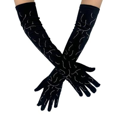 Nachtclub-Handschuhe für Damen und Mädchen für Mottoparty Bequem zu tragen Elastische Dehnbare Ärmel Handschuhe