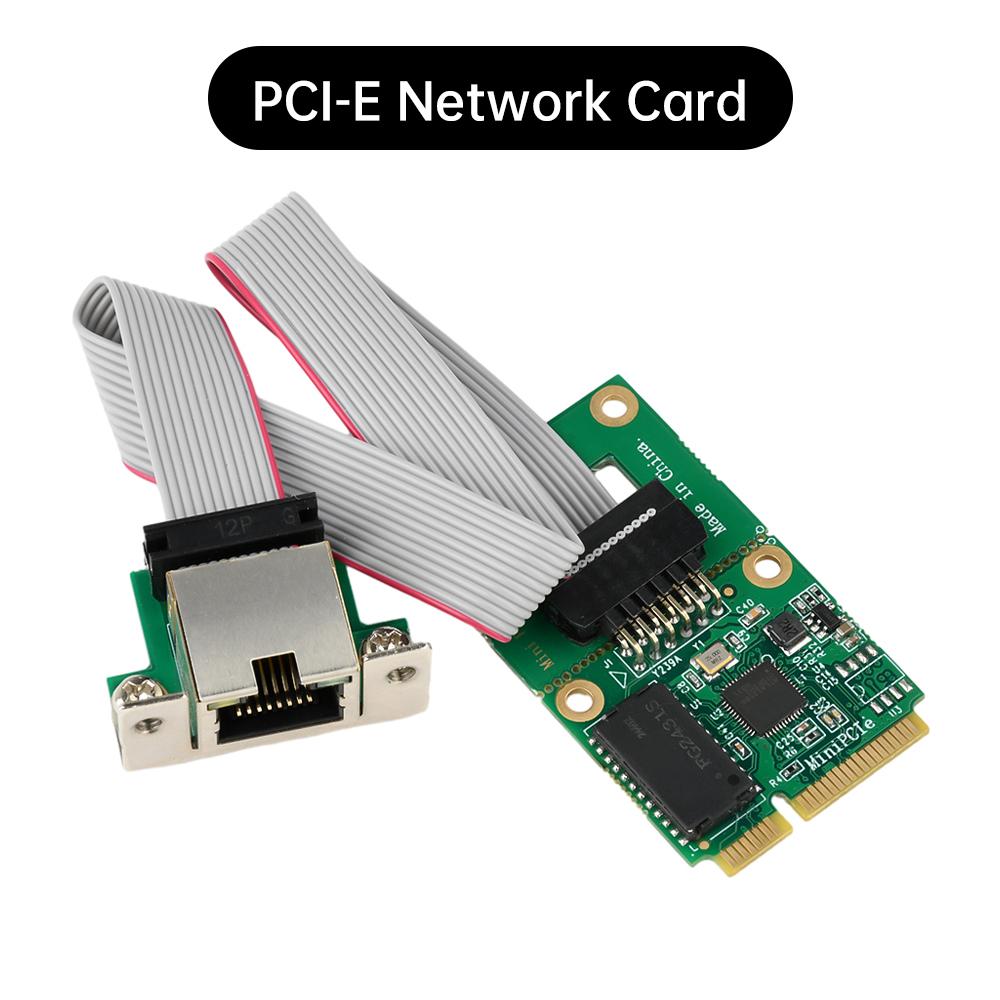

2.5Gb Network Adapter M.2 A+E/Mini PCIE to RJ45 COM Port RTL8125BG Chip 2.5G/1G/100Mbps Gigabit Ethernet LAN Card for Desktop PC