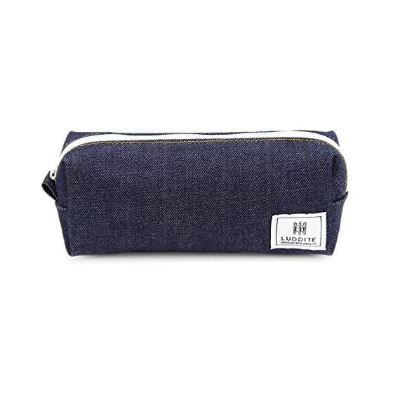 Luddite box pencil case Okayama denim