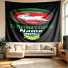 Custom Name Personalized South Sydney Rabbitohs Print Tapestry, Wall Art Decor, Bedroom, Dorm, Apartment, LivingRoom, Party Backdrop, Gift for Birthda
