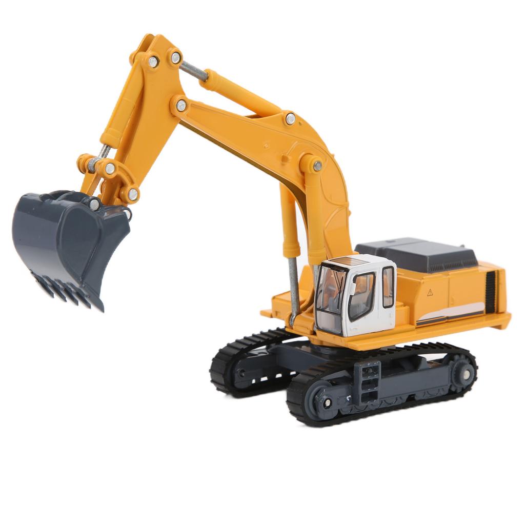 1:87 Engineering Diecast Excavator Model Alloy Crawler Excavator Toy Construction Vehicle Site for