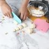 3Pcs/set Cake Cream Scrapers Straight Arc Tooth Shape Cream Bread Cutter Plastic Cake Pasty Scraper DIY Kitchen Baking Tools