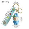Tide Play Flocking Bow Rabub Doll Keychain Pendant Series Bag Pendant Keychain Pendant