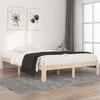 Vidaxl Bed Frame, Solid Pine Wood, 140 X 200 Cm
