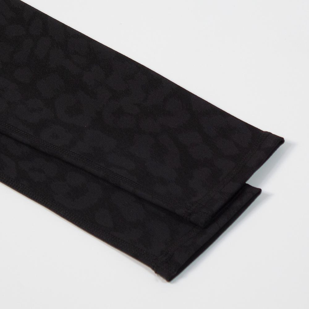 Women's High Waist Leopard Print Yoga and Fitness Tights