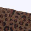 Kaslead New Women Clothes Western Style Leopard Print Jacquard Round Neck Loose Pullover Knit Sweater Sweater