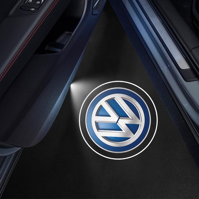 2026 Hot For VW VOLKSWAGEN Car Door Welcome Laser Led Projector Logo Light Wireless Car Accessories For Volkswagen VW GOLF Polo 