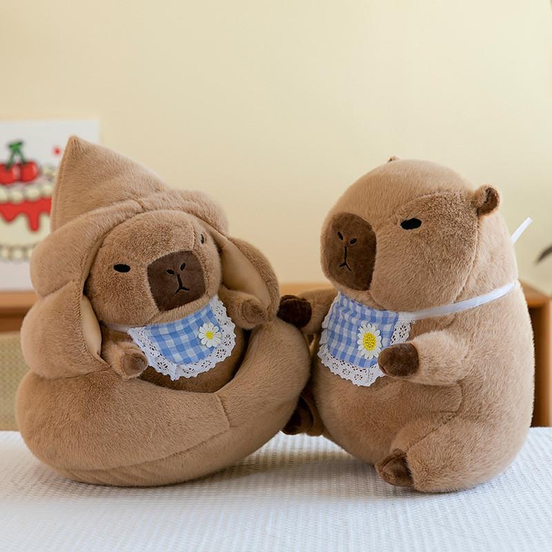 Capybara Plush Toy With Pp Cotton Filling For Kids And Collectors