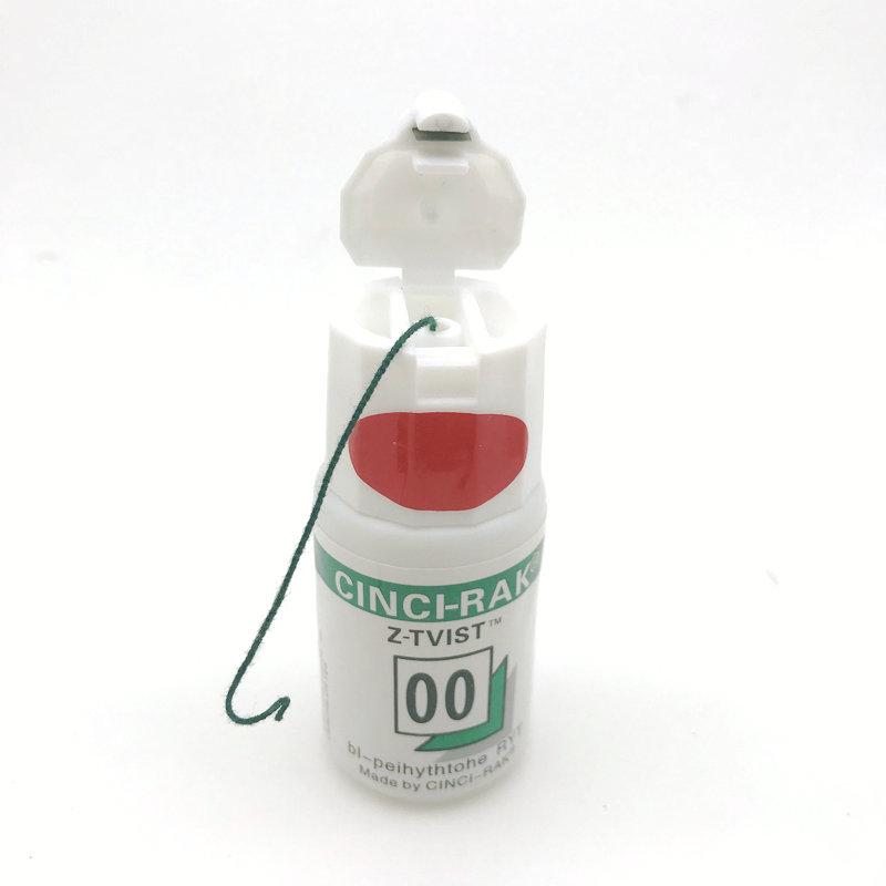 Fil dentaire jetable, cordon de rétraction gingivale, ligne de gomme en coton tricoté, matériel de dentiste, 1 bouteille, taille 0 00 000