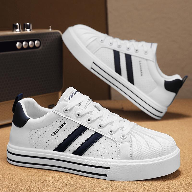 Mode CYYTL Herrskor Sneakers Casual Läder Sommar Skateboard Tennis Lyxig Designer Utomhus Sport Löpning Platå Vandring Loafers