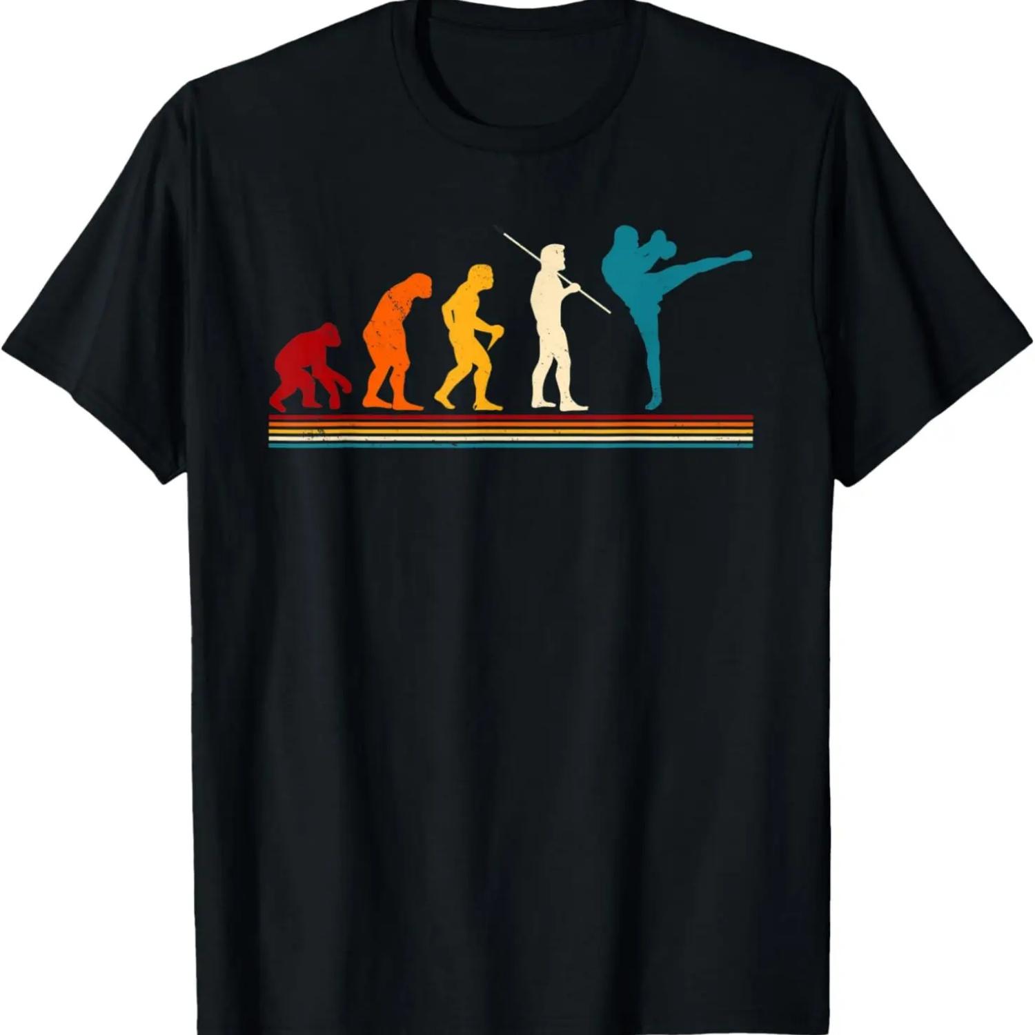 

Kickboxing Evolution Kickboxer Karate Boxing MMA T-Shirt XXXXXL чорний