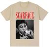 Scarface Movie Al Pacino Same Style T-shirt, Unisex Retro Hip Hop Loose Cotton Casual Streetwear Fashion T-Shirt