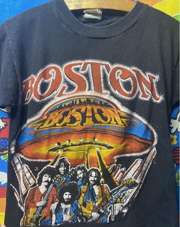 Boston American Rock Band Cotton Black Unisex T-shirt S5XL Reprint VN2389 S