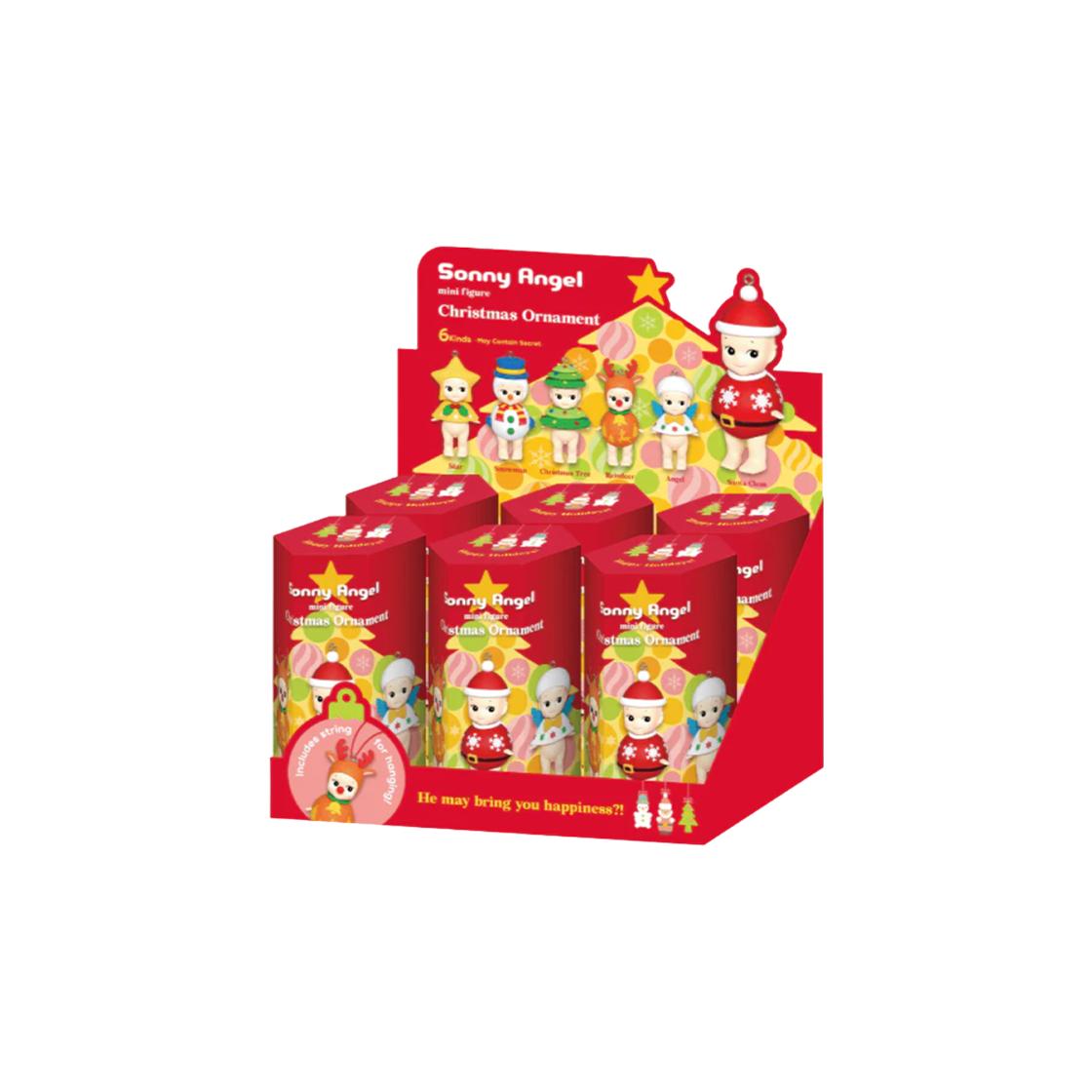 Sonny Angel Mini Figure Christmas Ornament Sealed Case (6 Blind Boxes) ONE SIZE