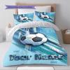 Name Custom Soccer Pattern Bedding Set Quilt Cover Pillowcase Home Decor Gift (1 * duvet cover + 2 * pillowcase, without core)