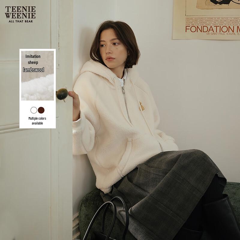 Teenie Weenie Women s Bear Cartoon Hooded Sweatshirt S