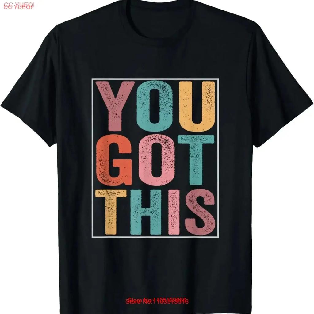 Groovy Motivational Testing Day Teacher Student You Got This T Shirt Vintage Breathable Fashion Versatile Stretched