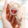 Xiaomi Luxury Rhinestone Bangle Women Quartz Watch Full Diamond Bezel Bracelet Wristwatches Girls Clock Relogio Feminino (Without Box)