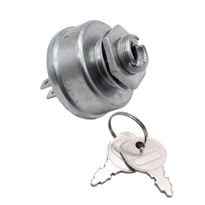 Universal 5 Pin Ignition Starter Switch with Keys Easy to Install Durable for 365402 PAL0903 36457 35100-772-003 700172