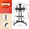 Jundingying Mobile TV Floor Stand with Trays (32-70 Inch)