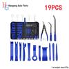 19-Piece Red & Blue Car Panel and Audio Trim Removal Tool Kit