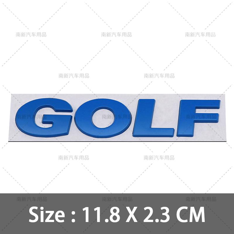 1 st 3D Metall Golf Baklucka Emblem Dekal Bilklistermärken För Golf Märke MK4 MK5 MK6 MK7 MK8 Golf 5 6 7 8 Dekorativ Klistermärke