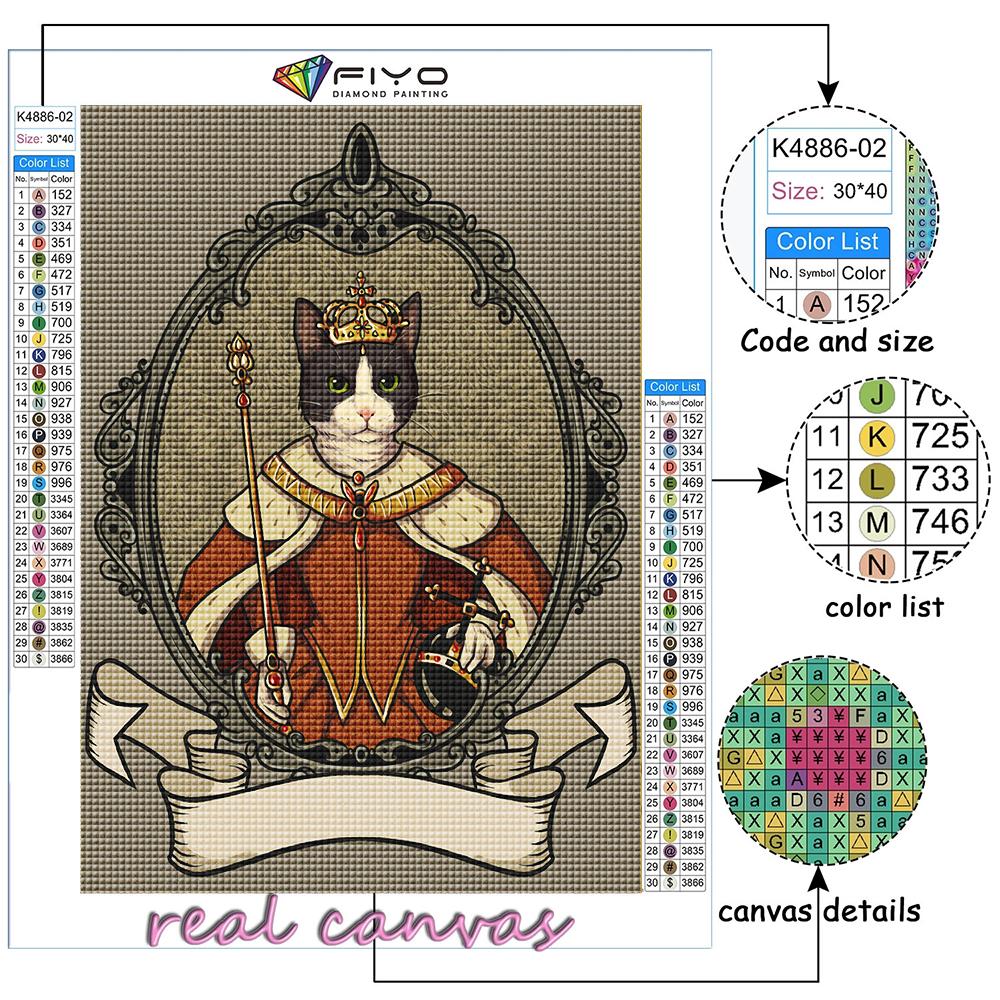 Diamond Painting Anthropomorphic Cute Animals Diamond Mosaic Craft Diamond Embroidery Painting