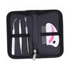 Set da 4 Pezzi in Acciaio Inossidabile Strumento Rimuovi Zecche per Animali Trattamento Pulci Forchetta Pidocchi Pinzetta Pettine