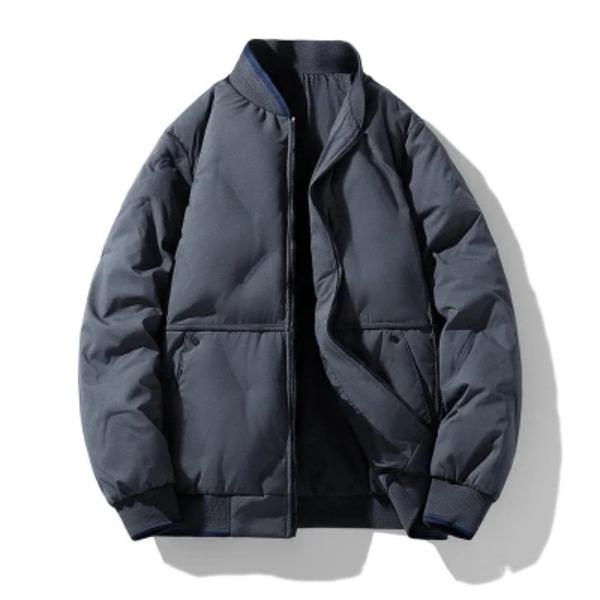 Men's Parka Jacket Winter Warm Baseball Collar Outdoor Ski Bread Jacket Casual Windproof Thickened Travel Cotton-Padded Jacket