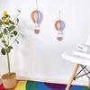 INS Macrame Rainbow Hot Air Balloon Hanging Decoration Rainbow Balloon Wall Decor for Kids Room Scandinavian Room Decor