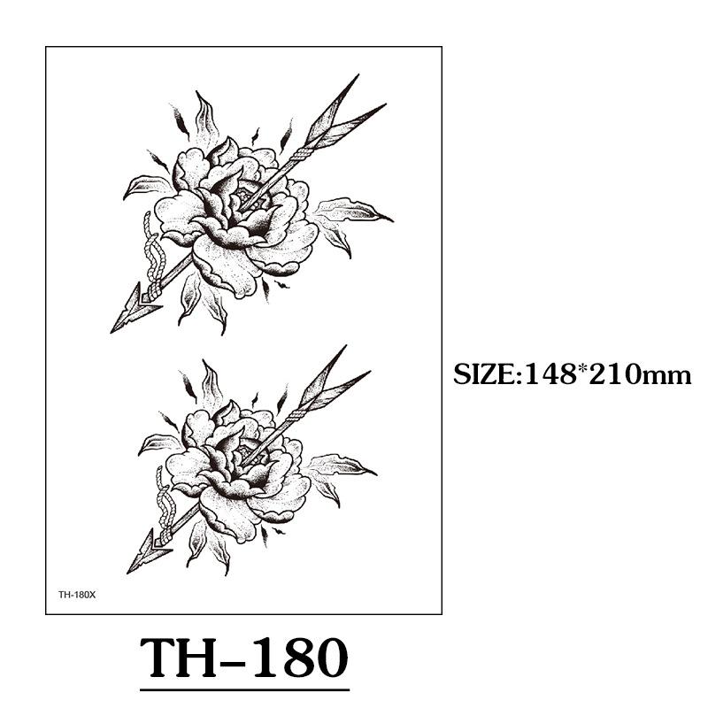 Animal Tattoo Sticker Wolf Head Lion Tiger Fierce Animal Tattoo Sticker Tattoo