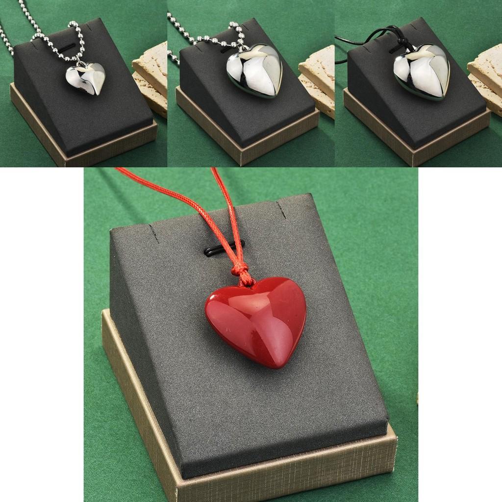 Silver Premium Heart Pendant Necklace Stylish Long Chain Accessory For Fashion Lovers