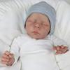 BZDOLL 50cm 20inch Soft Vinyl Sleeping Reborn Baby Doll with 3D-Paint Skin and Soft Cloth Body Toy for Girl Kids Gift Like Real Art Newborn Bebe