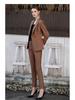 New Spring-Autumn Coffee Formal Suit: Slimming White-Collar Women's Workwear