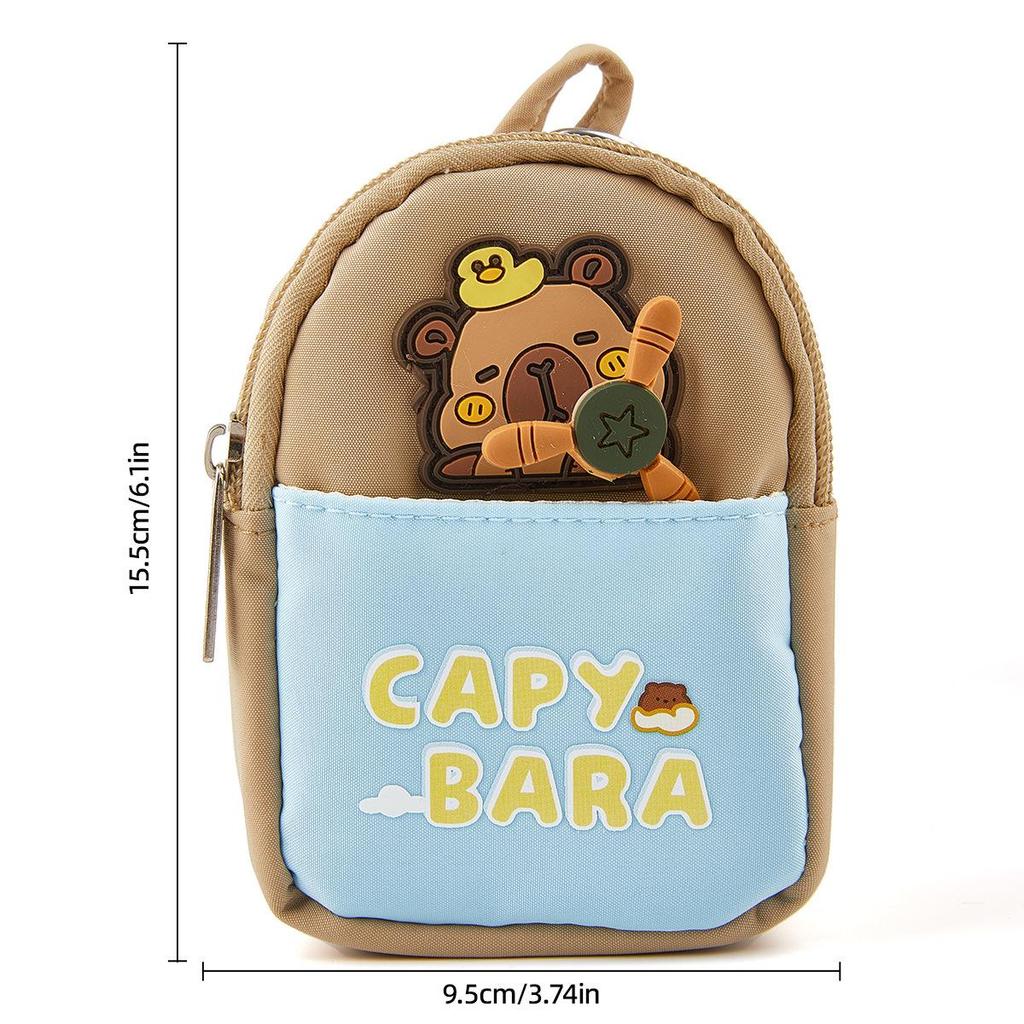 Children's Cartoon Coin Purse & Mini Backpack Keychain - Cute Earphone Bag & Card Holder