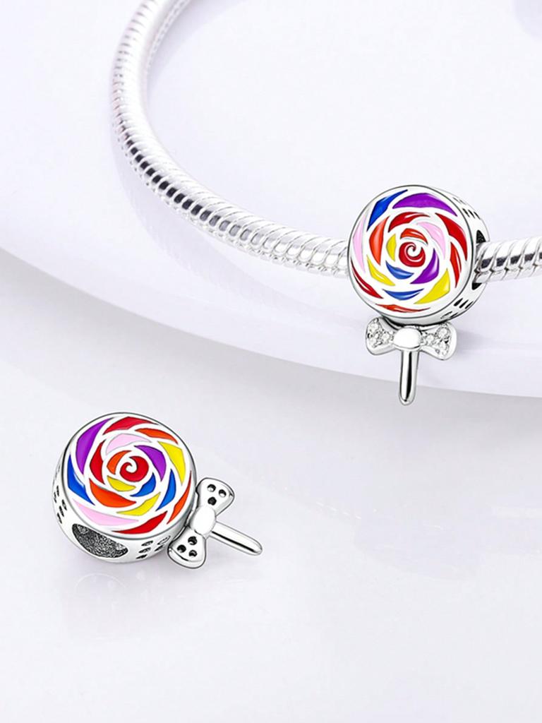 Charms Plata Fruit Dessert Cherry Cake Beads For Charmsoriginales Bracelet Beads Jewellery Making Women'S Gift