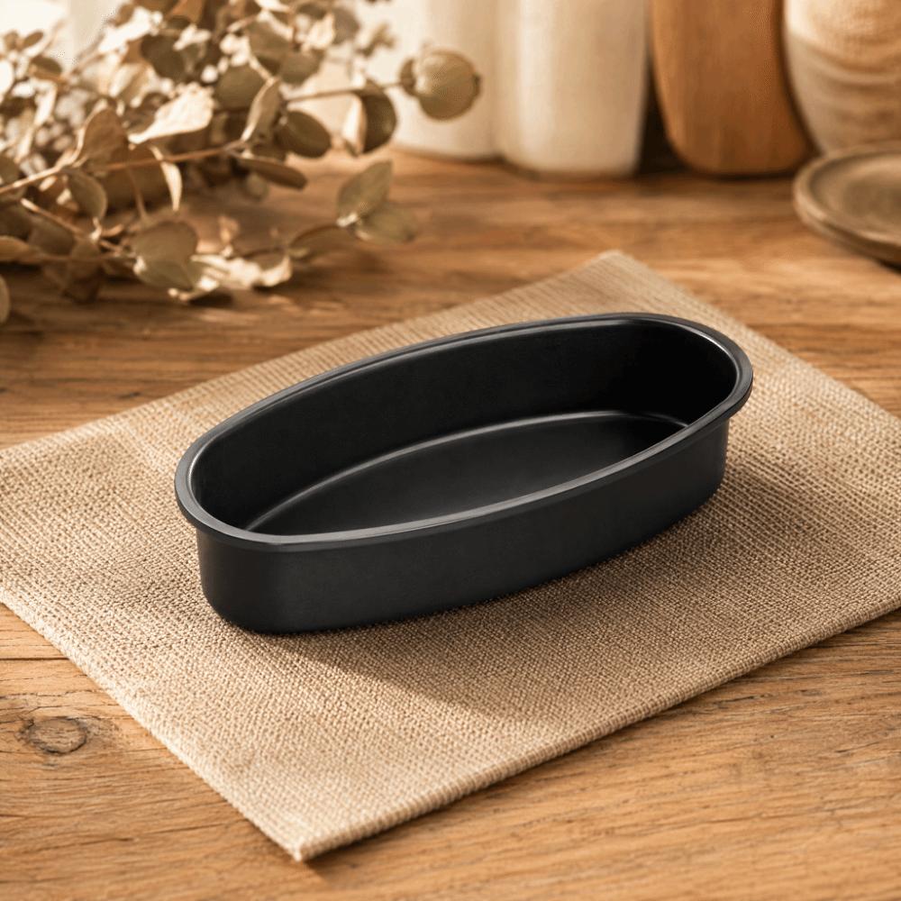 Baking Tool Oval Shape Cake Pan Black Loaf Pans Convenient Bread Pan For Baking