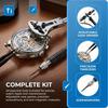 Three-Prong Watch Case Opener Tool Set for Repair & Battery Replacement