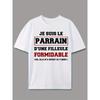 Europäische Größen Ich bin der Pate der großartigen Nichte Aufdruck Herren Casual T-Shirt, Sommer Herren Rundhals Kurzarm T-Shirt