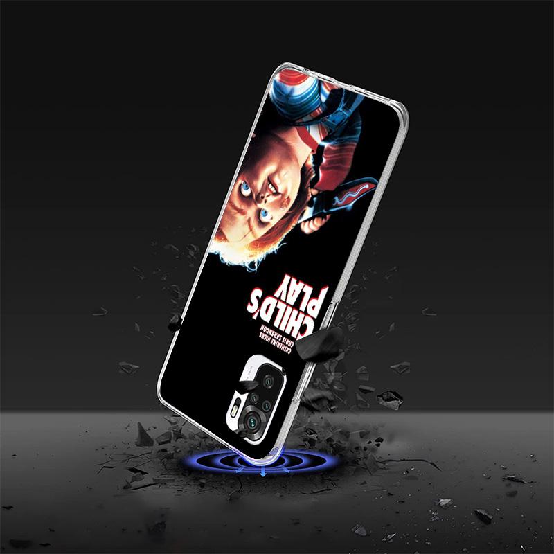 Chucky Kinderspiel Handyhülle für Xiaomi Redmi Note 15 14 13 12S 12 11 Pro Plus 14S 11S 11E 10 10S 11T 5G Personalisierte Hülle