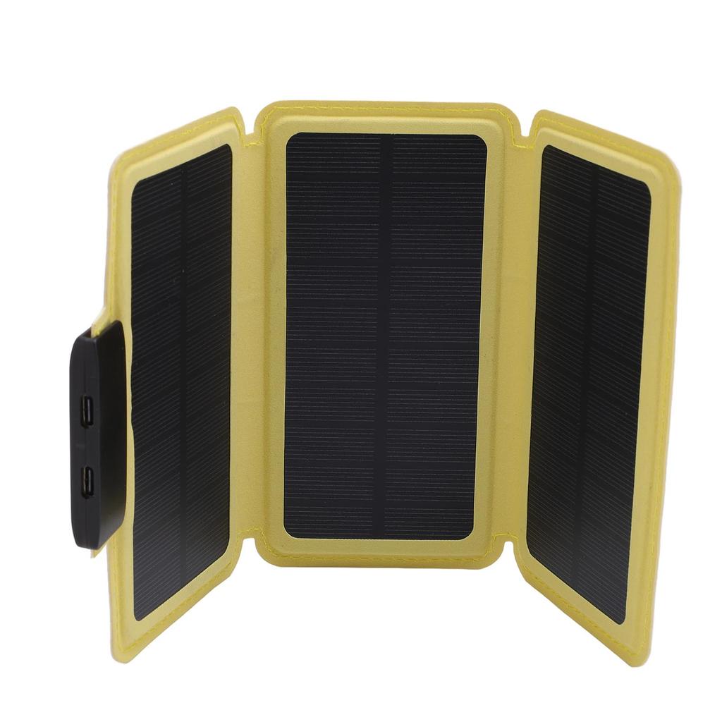 Portable Solar Panel 30W Dual Type-C Port Monocrystalline Silicon Waterproofing Foldable Solar Panel Charger for Outdoor Hiking Camping