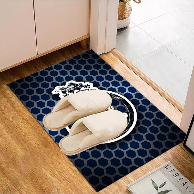 Fc Crest Design Printed Office Carpet Chair Cushion Entryway Rug, Rugs for Living Room, Bedroom Christmas gifts