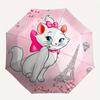 1pc Marie Cat Automatic 3-Fold Umbrella Design, Cute Cartoon Pattern, Portable Outdoor Umbrella, Perfect, Holiday Gift for Disney fans.J063