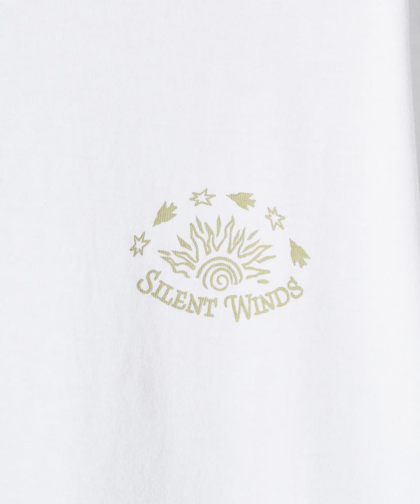 GAKKAI UNIONS Sunset Western Button Short Sleeve T-Shirt White